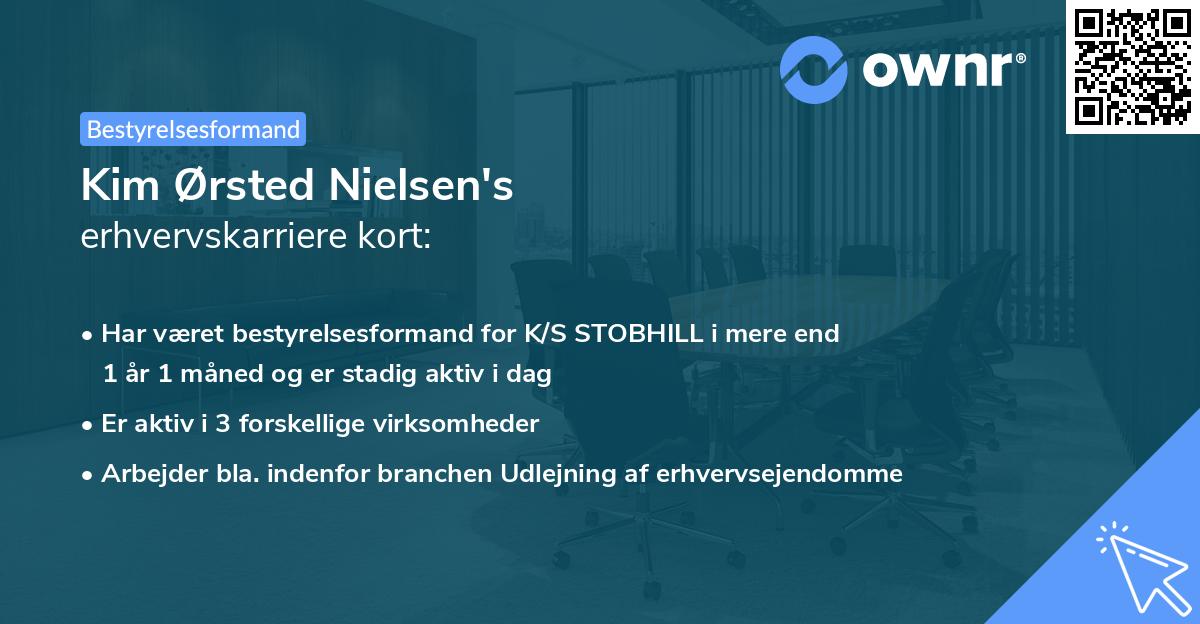 Kim Ørsted Nielsen's erhvervskarriere kort