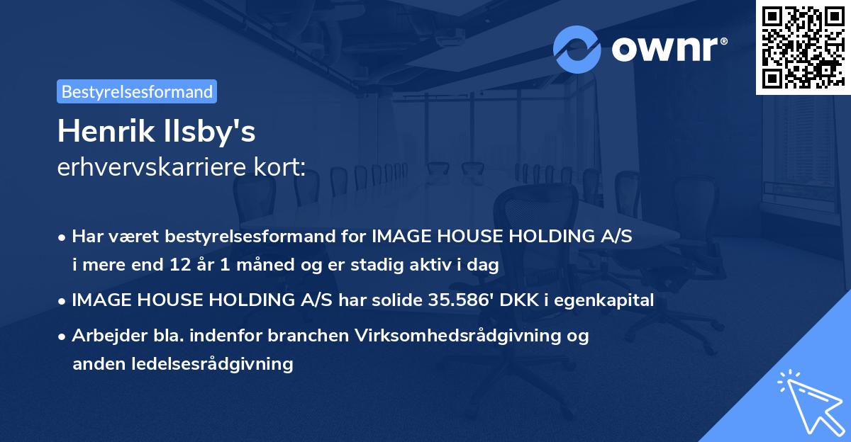 Henrik Ilsby's erhvervskarriere kort