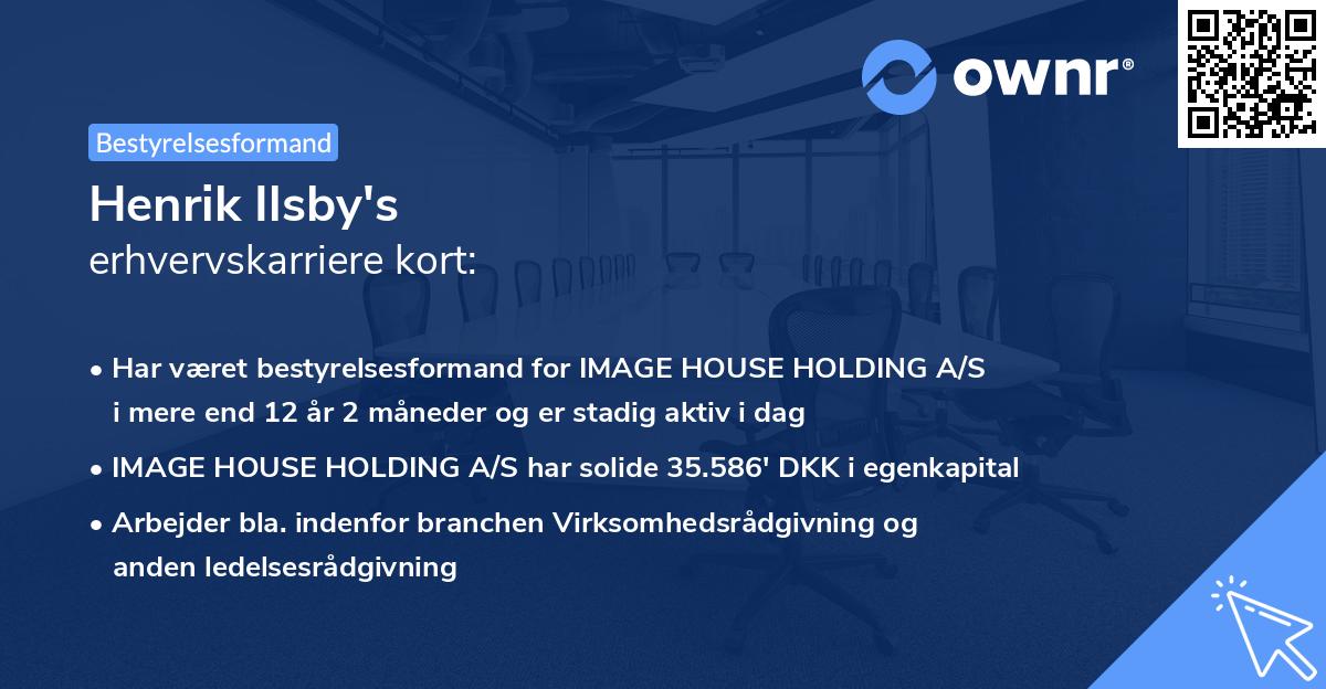 Henrik Ilsby's erhvervskarriere kort