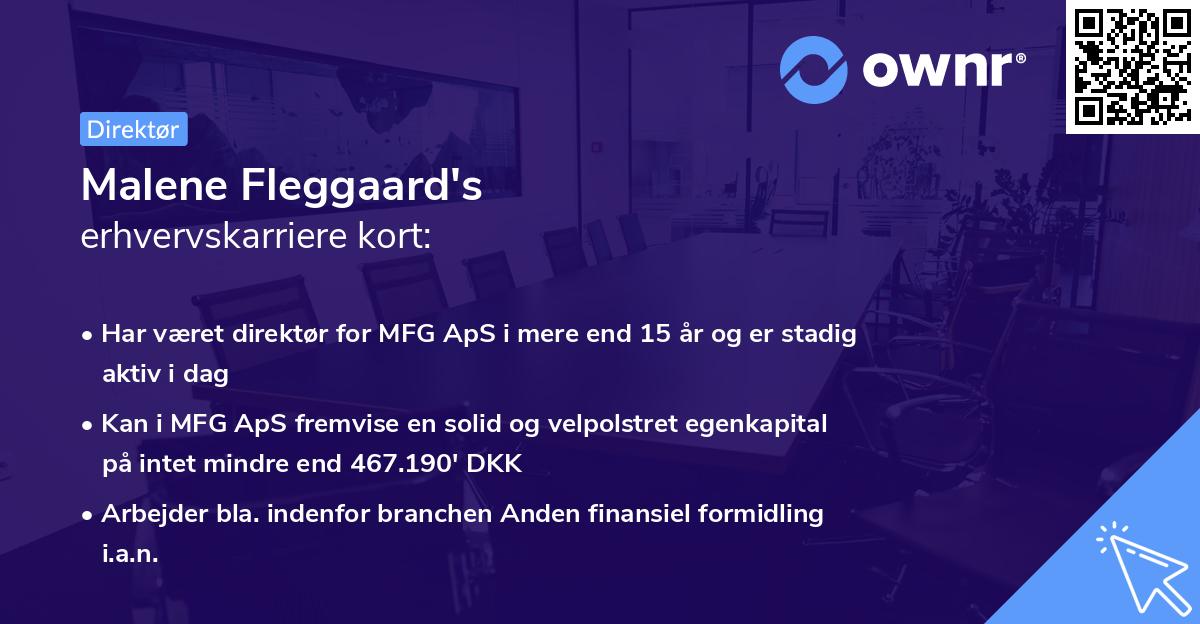 Malene Fleggaard's erhvervskarriere kort