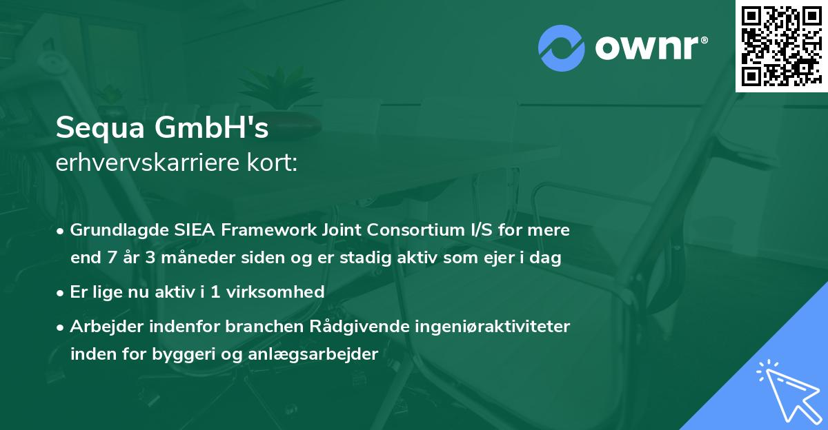 Sequa GmbH's erhvervskarriere kort