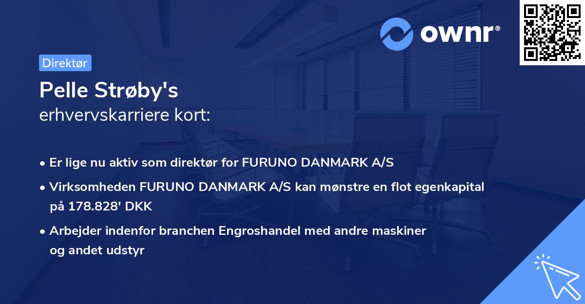Pelle Strøby's erhvervskarriere kort