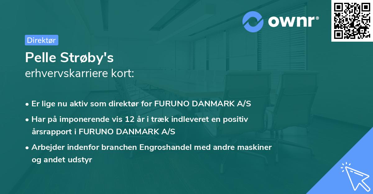 Pelle Strøby's erhvervskarriere kort