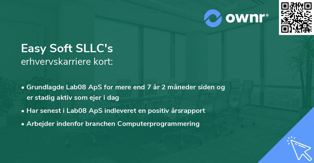 Easy Soft SLLC's erhvervskarriere kort