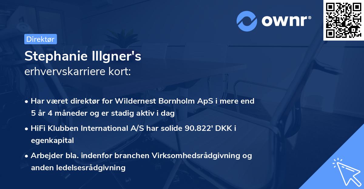 Stephanie Illgner's erhvervskarriere kort