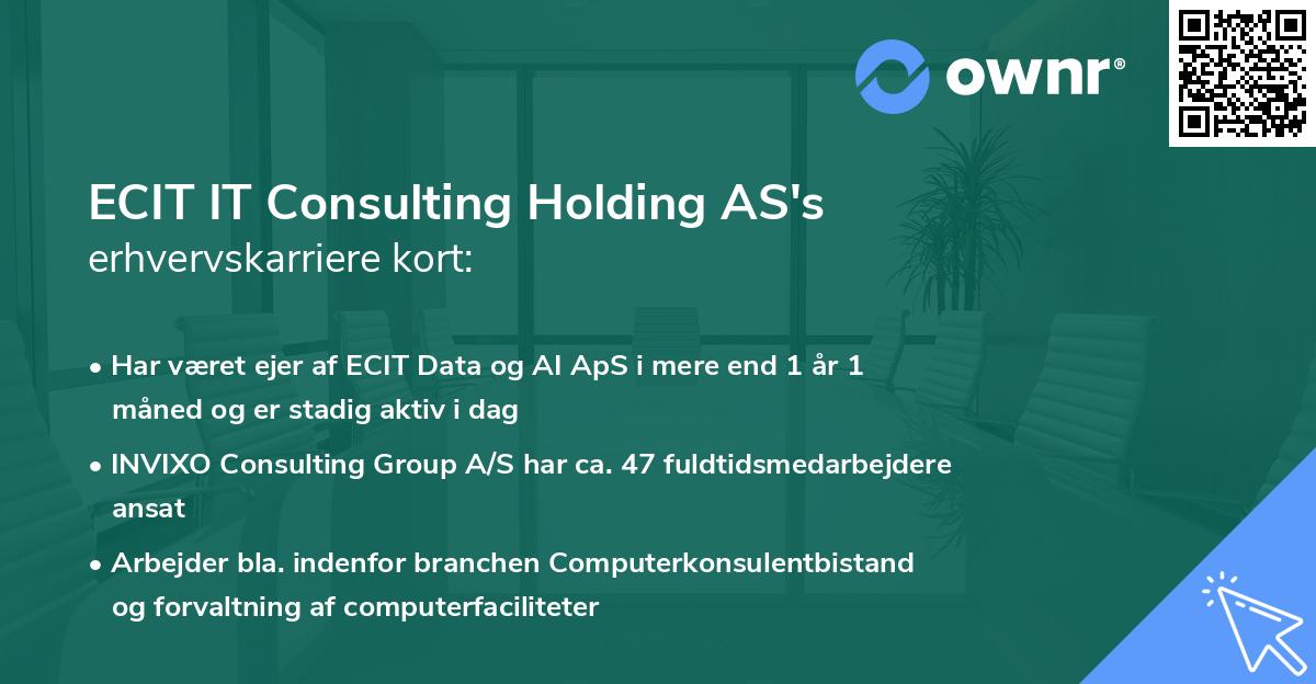 ECIT IT Consulting Holding AS's erhvervskarriere kort