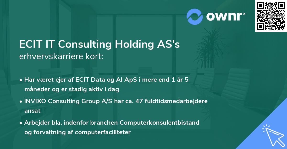ECIT IT Consulting Holding AS's erhvervskarriere kort