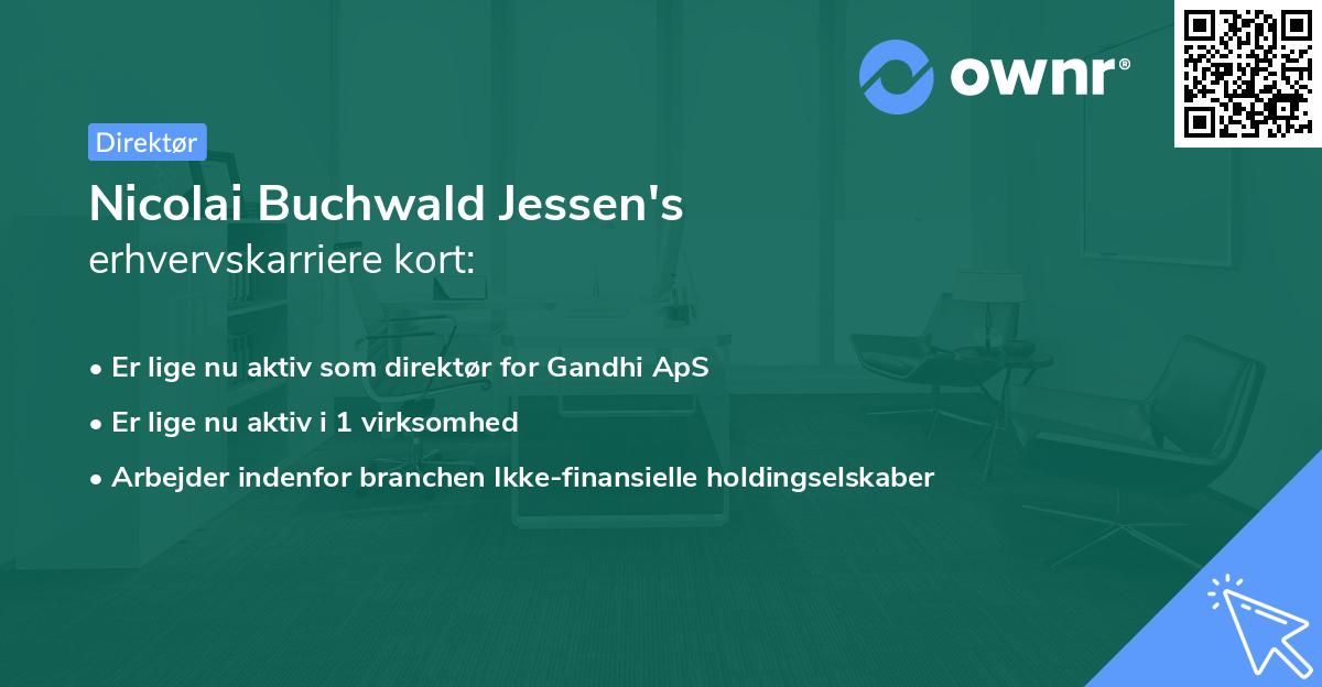 Nicolai Buchwald Jessen's erhvervskarriere kort