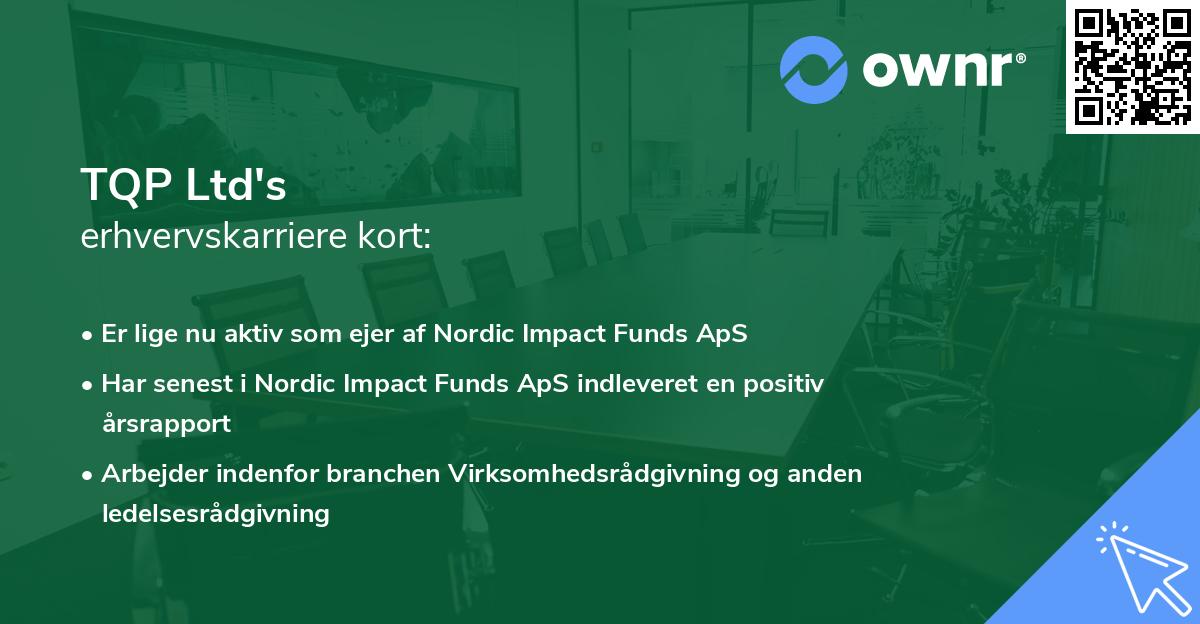 TQP Ltd's erhvervskarriere kort