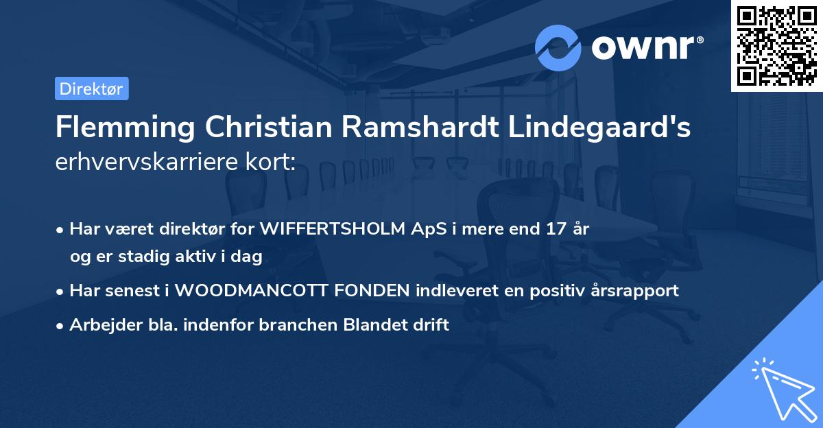 Flemming Christian Ramshardt Lindegaard's erhvervskarriere kort