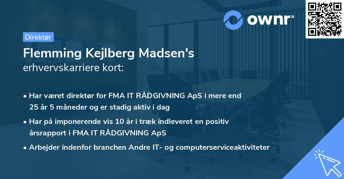 Flemming Kejlberg Madsen's erhvervskarriere kort