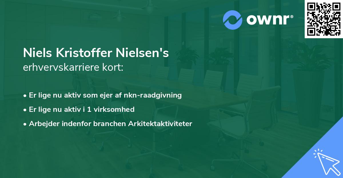 Niels Kristoffer Nielsen's erhvervskarriere kort