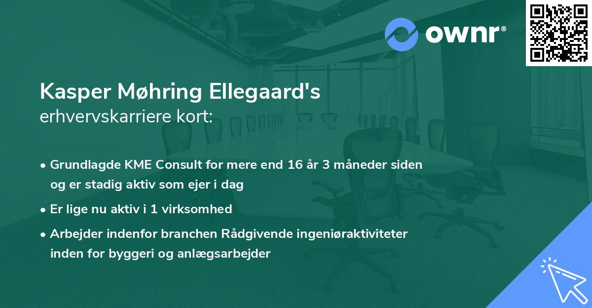 Kasper Møhring Ellegaard's erhvervskarriere kort