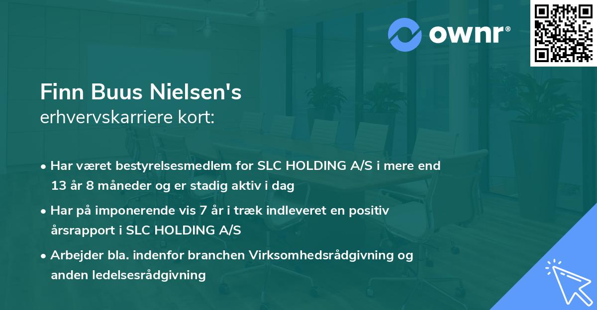 Finn Buus Nielsen's erhvervskarriere kort