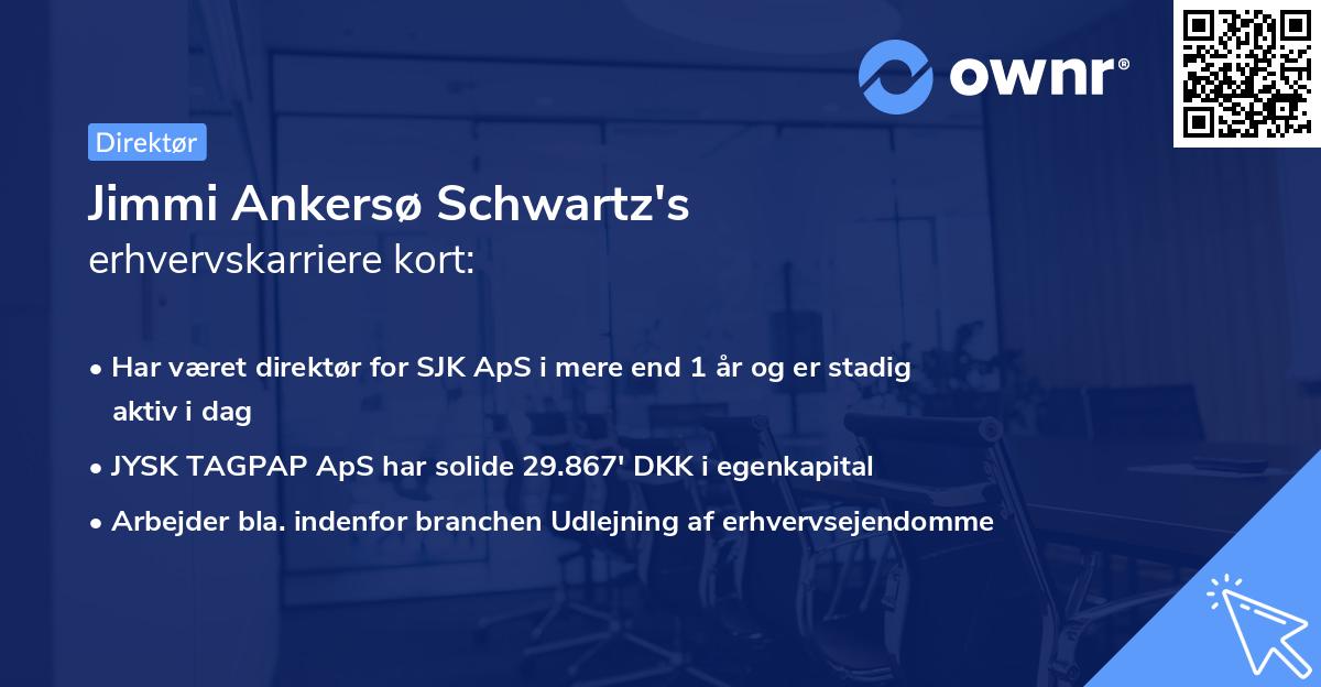 Jimmi Ankersø Schwartz's erhvervskarriere kort