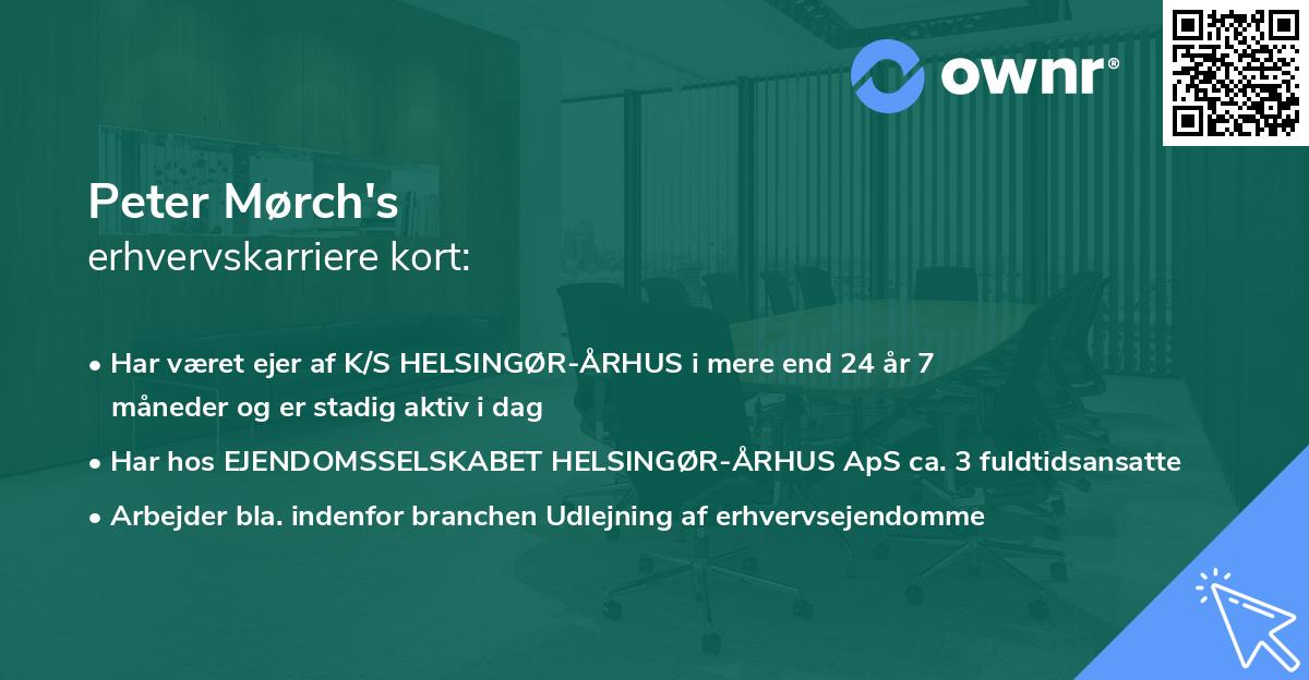 Peter Mørch's erhvervskarriere kort