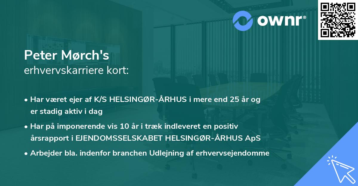 Peter Mørch's erhvervskarriere kort