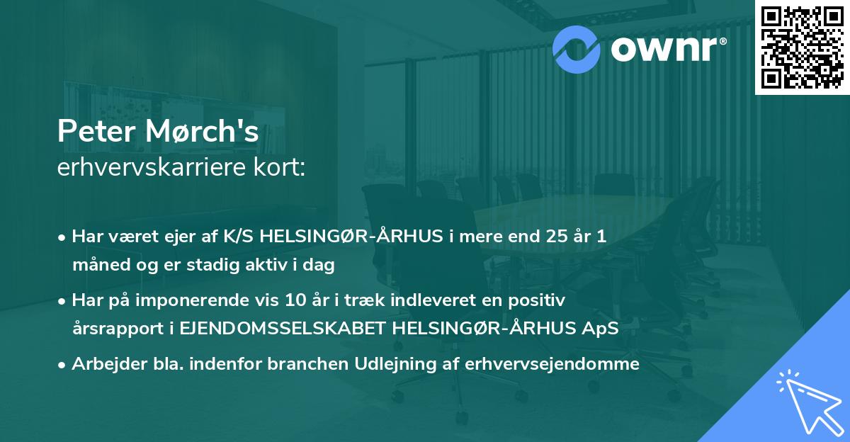 Peter Mørch's erhvervskarriere kort