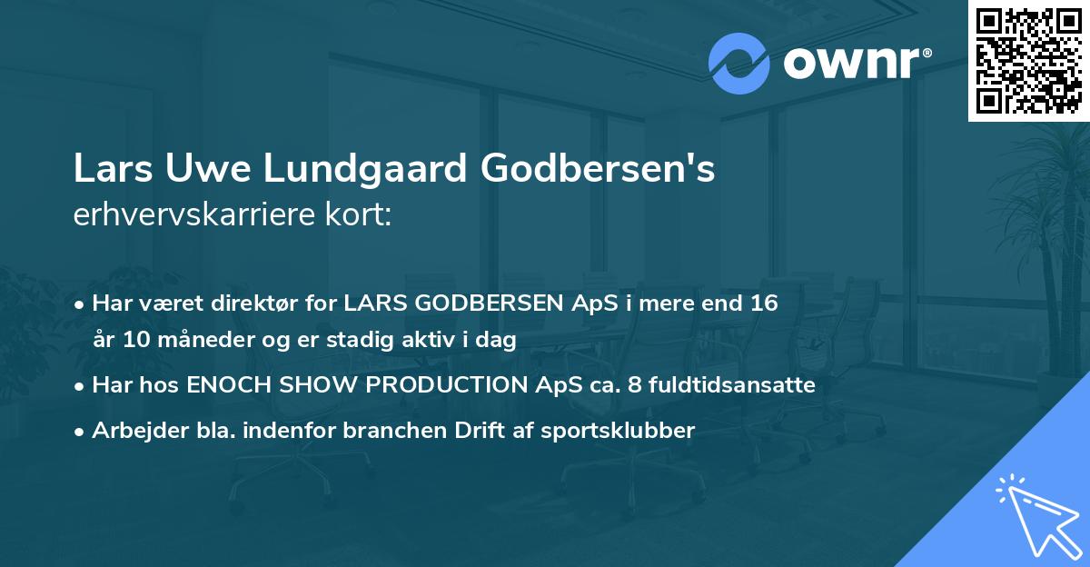 Lars Uwe Lundgaard Godbersen's erhvervskarriere kort
