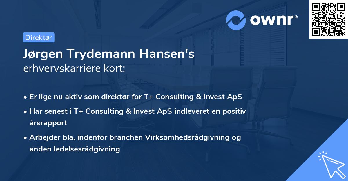 Jørgen Trydemann Hansen's erhvervskarriere kort