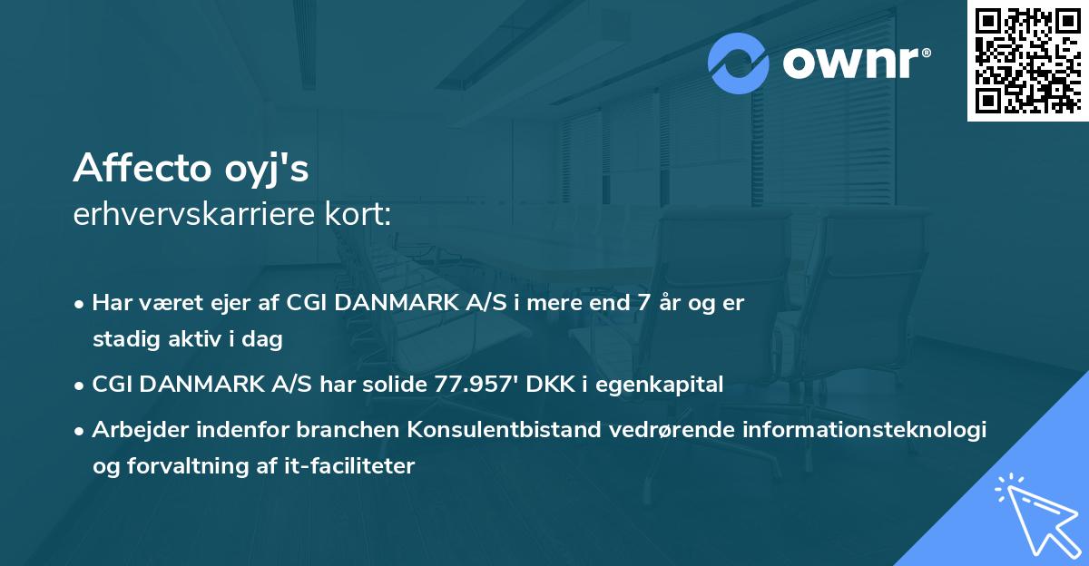 Affecto oyj's erhvervskarriere kort