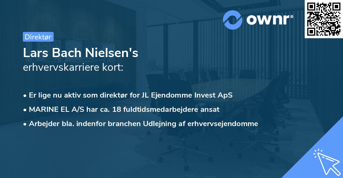 Lars Bach Nielsen's erhvervskarriere kort