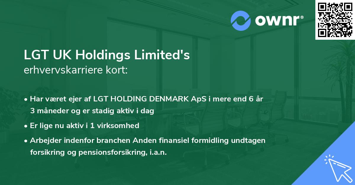 LGT UK Holdings Limited's erhvervskarriere kort