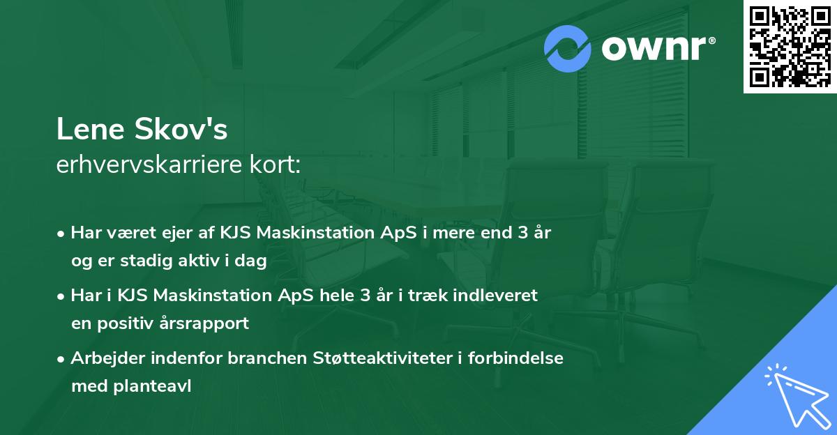 Lene Skov's erhvervskarriere kort