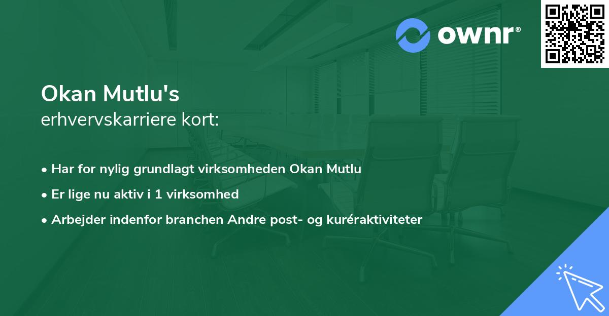 Okan Mutlu's erhvervskarriere kort