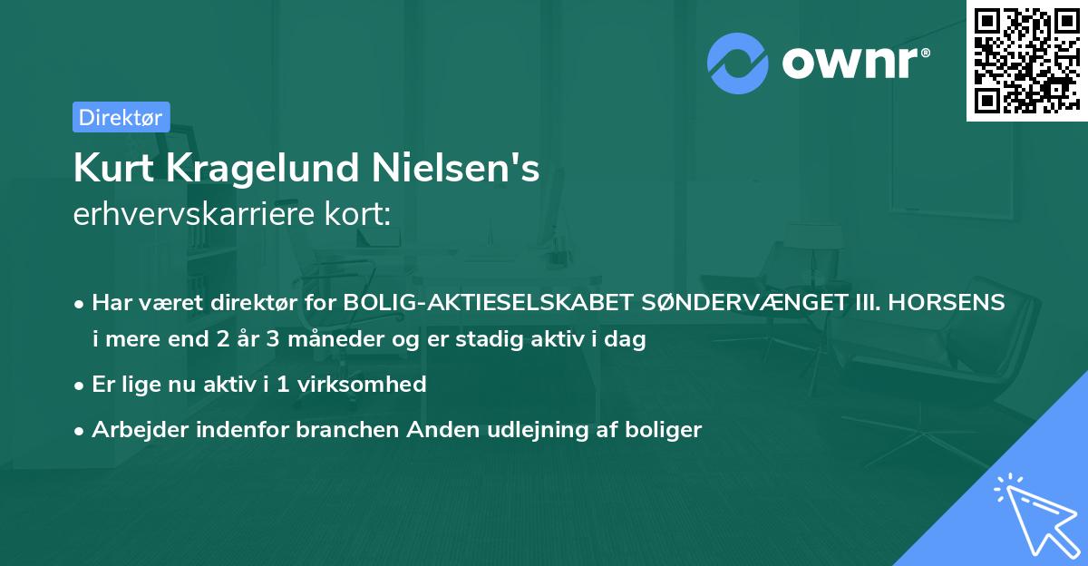 Kurt Kragelund Nielsen's erhvervskarriere kort