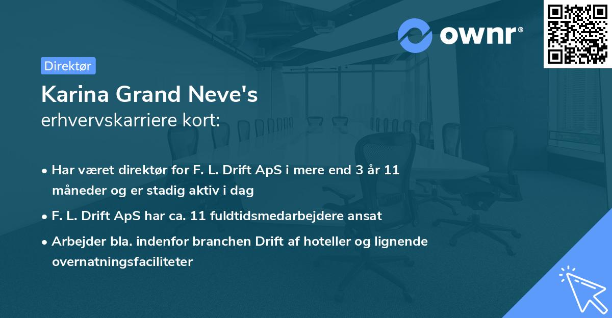 Karina Grand Neve's erhvervskarriere kort