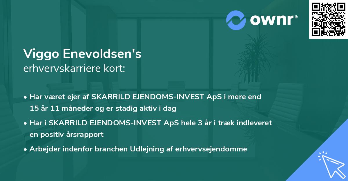 Viggo Enevoldsen's erhvervskarriere kort