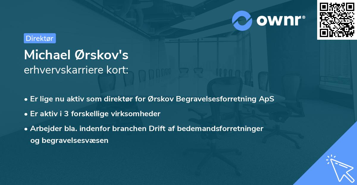 Michael Ørskov's erhvervskarriere kort
