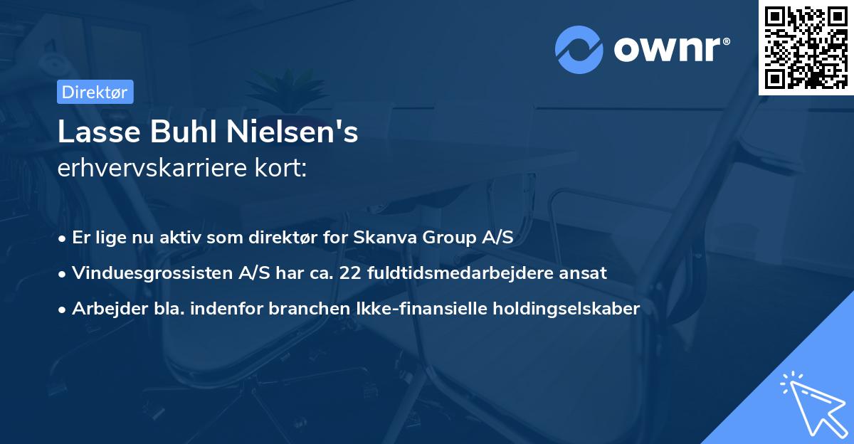 Lasse Buhl Nielsen's erhvervskarriere kort