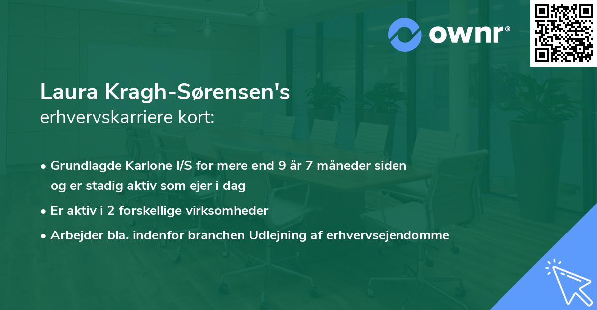 Laura Kragh-Sørensen's erhvervskarriere kort
