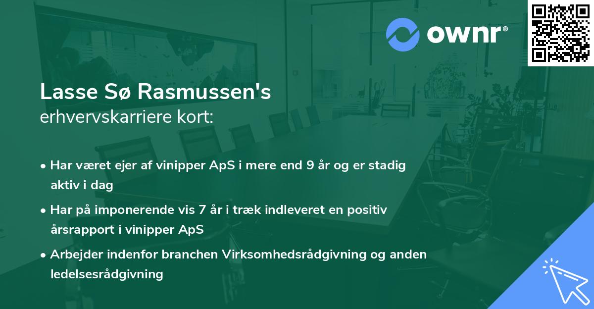 Lasse Sø Rasmussen's erhvervskarriere kort