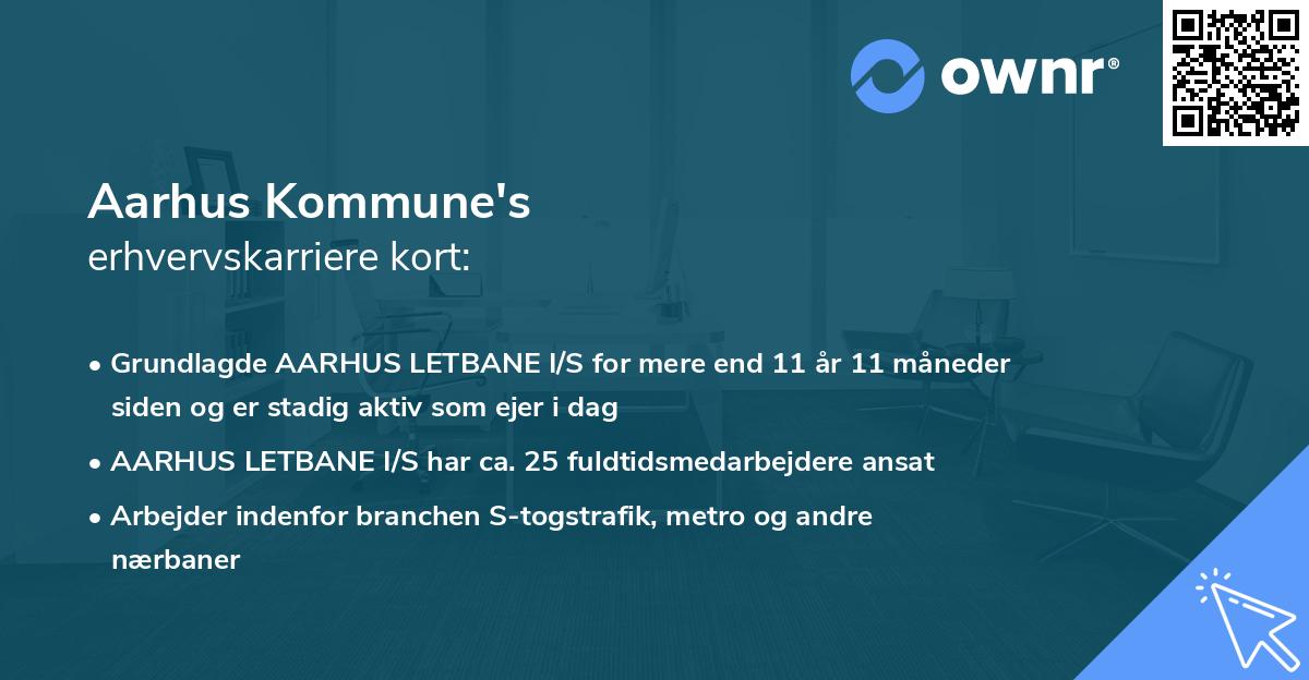 Aarhus Kommune's erhvervskarriere kort