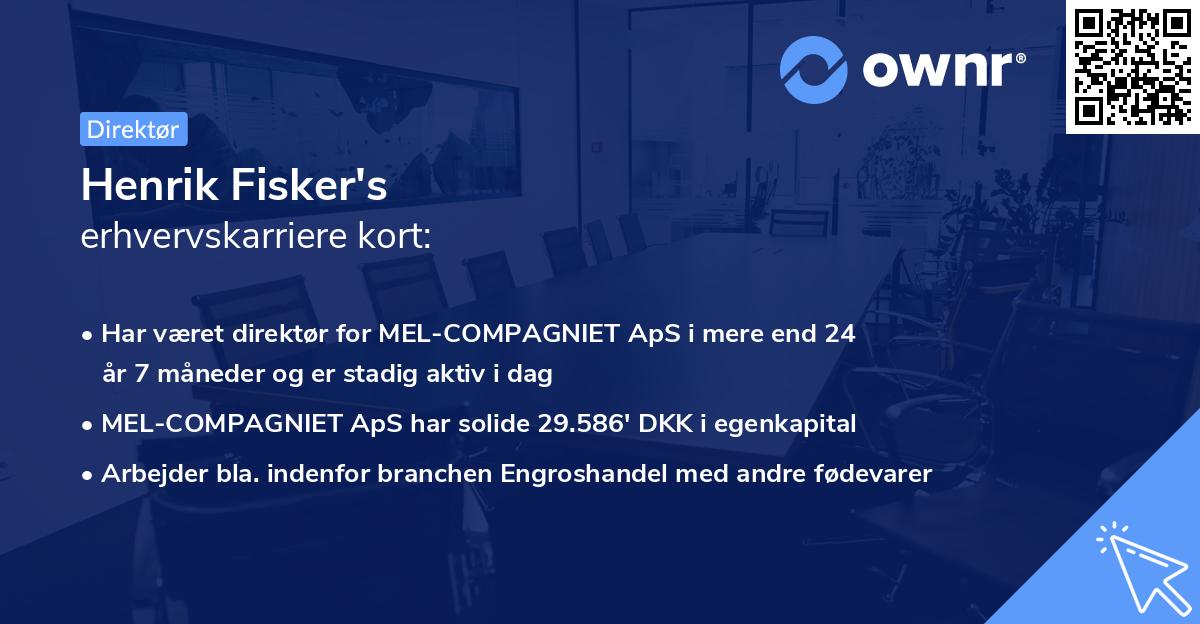 Henrik Fisker's erhvervskarriere kort