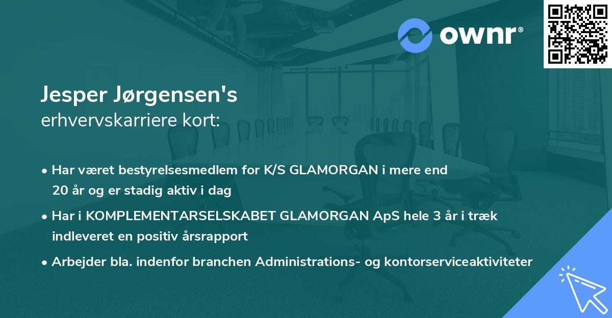 Jesper Jørgensen's erhvervskarriere kort