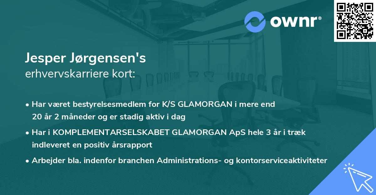 Jesper Jørgensen's erhvervskarriere kort