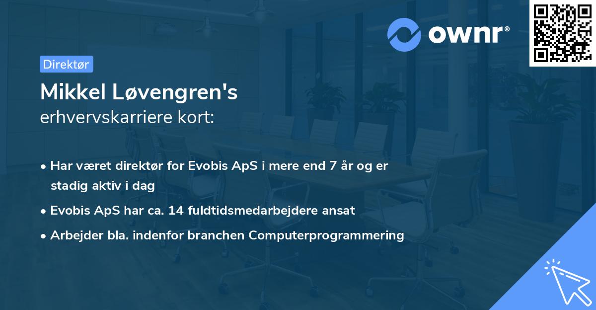 Mikkel Løvengren's erhvervskarriere kort