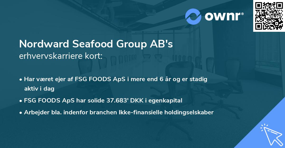 Nordward Seafood Group AB's erhvervskarriere kort