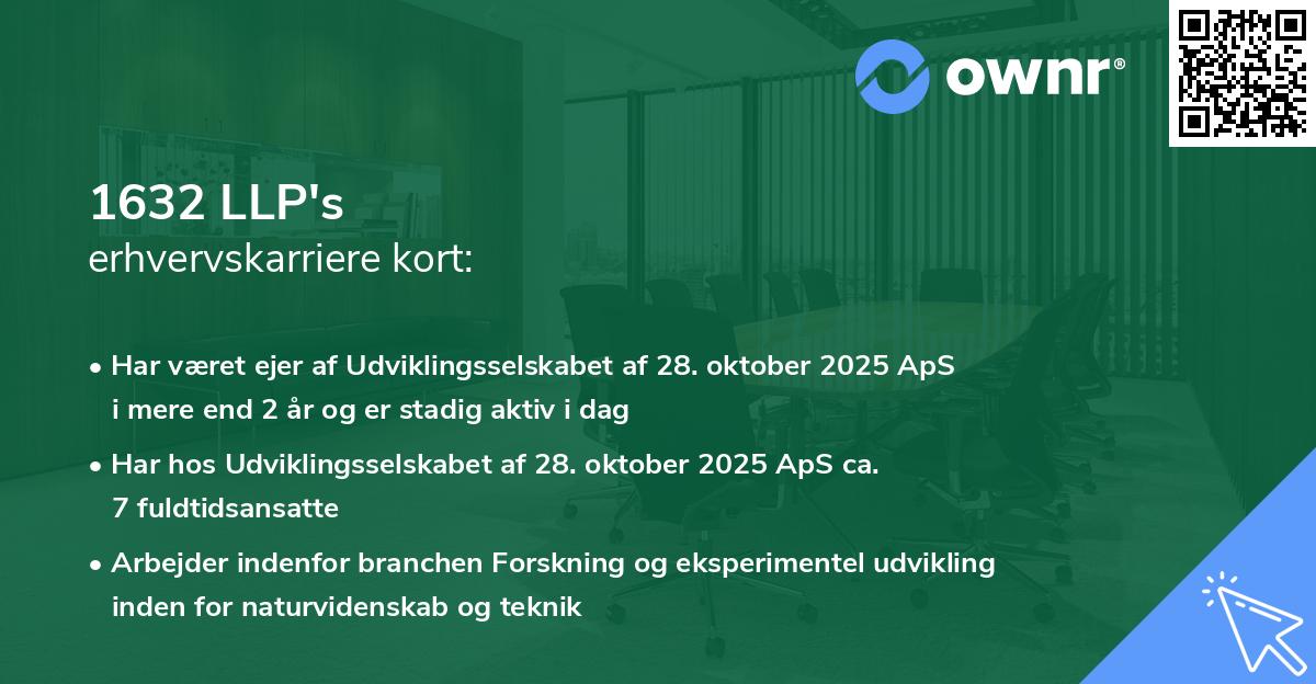 1632 LLP's erhvervskarriere kort