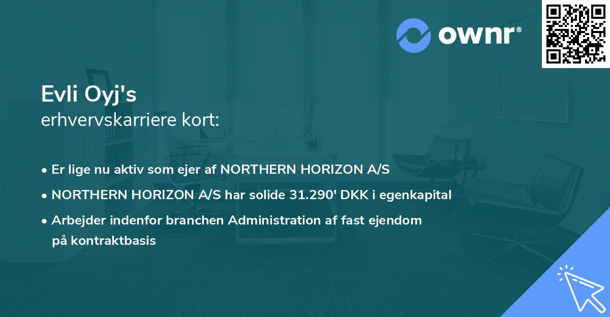 Evli Oyj's erhvervskarriere kort