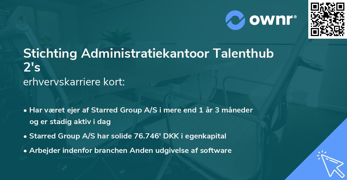 Stichting Administratiekantoor Talenthub 2's erhvervskarriere kort