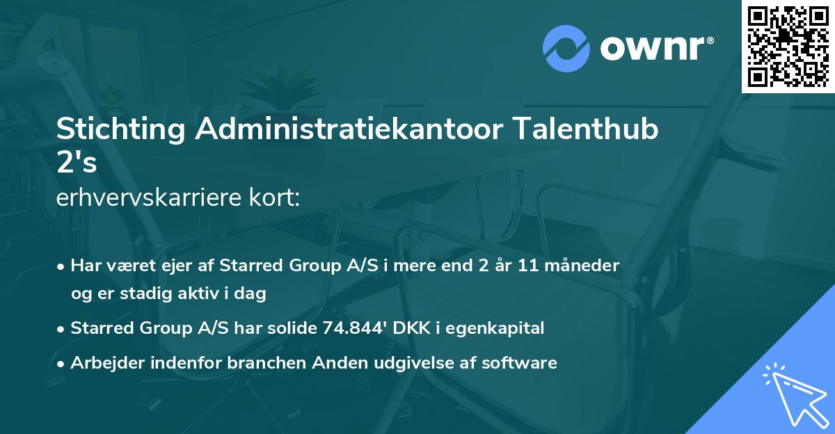 Stichting Administratiekantoor Talenthub 2's erhvervskarriere kort