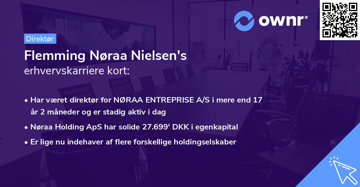Flemming Nøraa Nielsen's erhvervskarriere kort