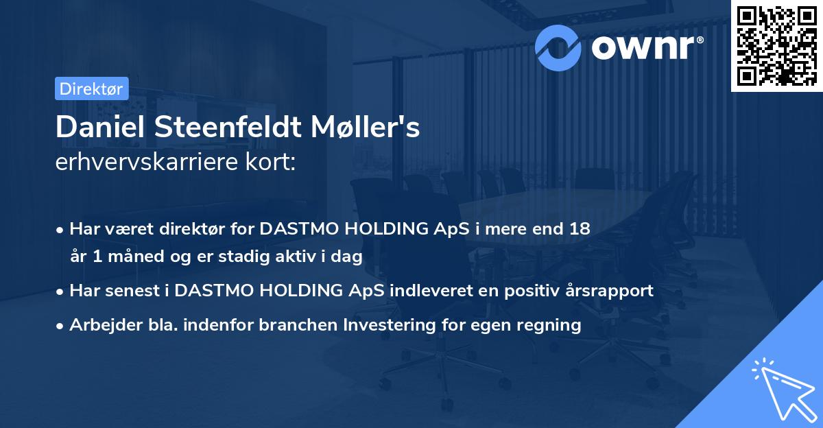 Daniel Steenfeldt Møller's erhvervskarriere kort