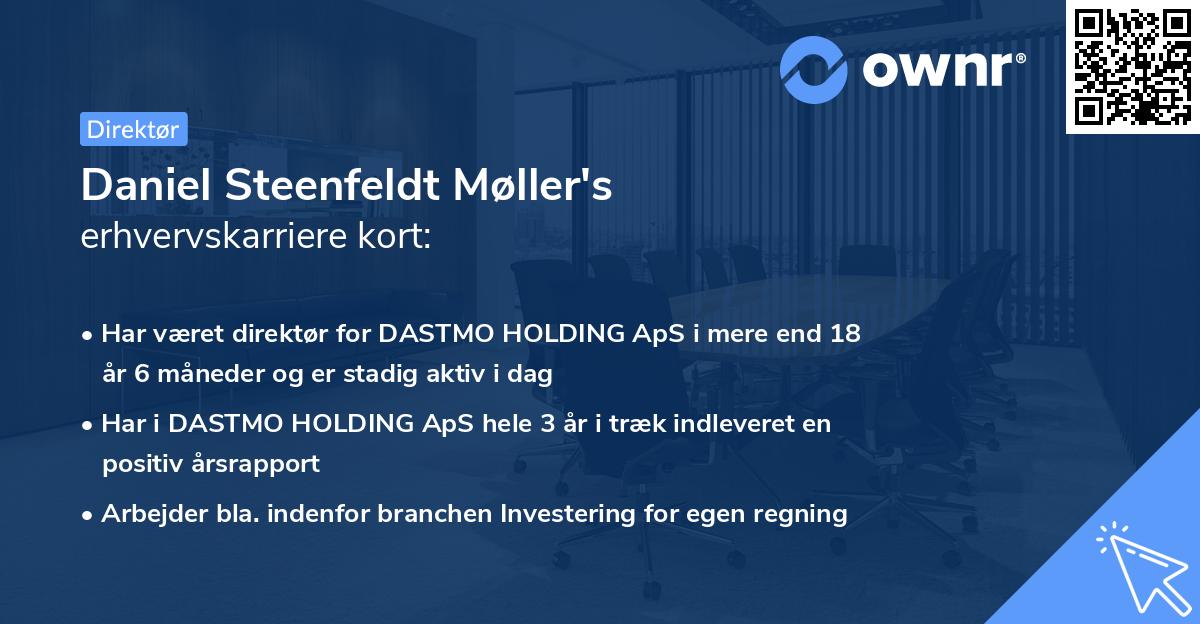 Daniel Steenfeldt Møller's erhvervskarriere kort
