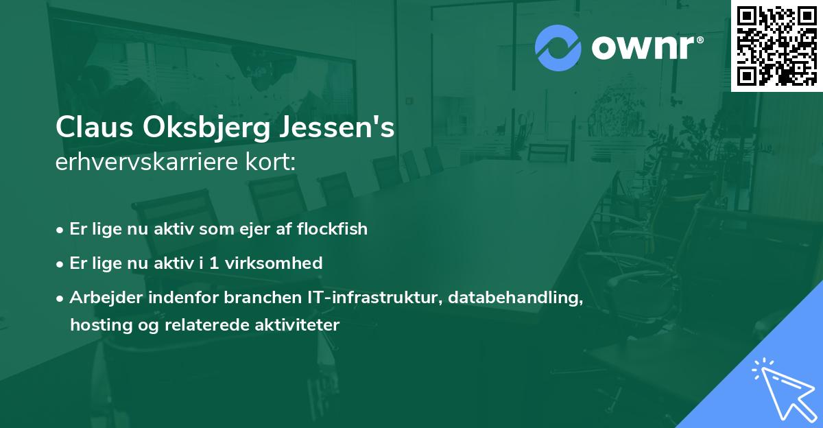 Claus Oksbjerg Jessen's erhvervskarriere kort